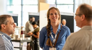 doctors chatting at meet and greet event