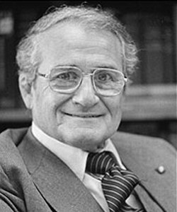 Black and white photo of Dr. John Bonica, 1917-1994