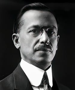 Black and white photo of Dr. Gaston Labat, a physician who lived from 1876-1934.