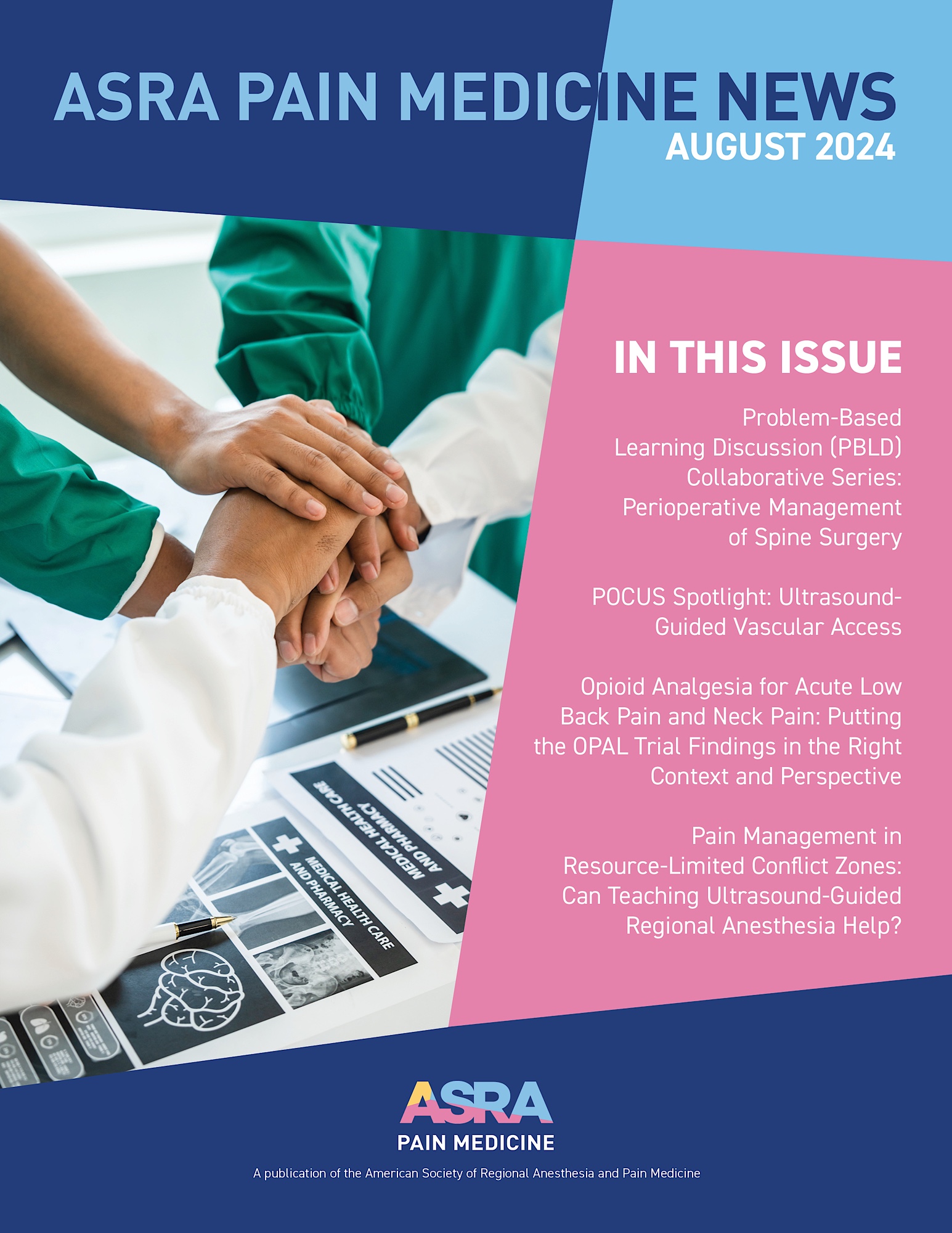 ASRA Pain Medicine News August 2024 Cover