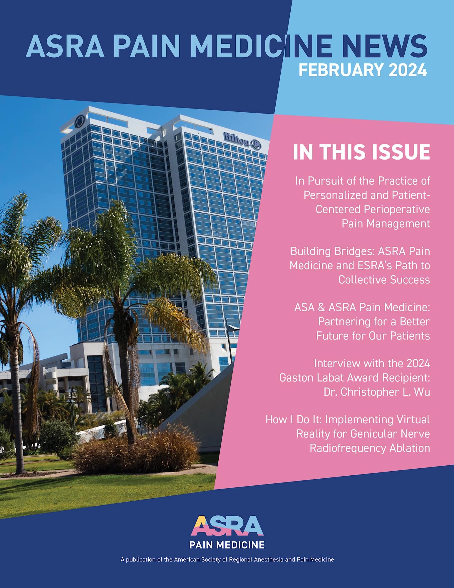 ASRA Pain Medicine News February 2024   Feb 2024 Cover 