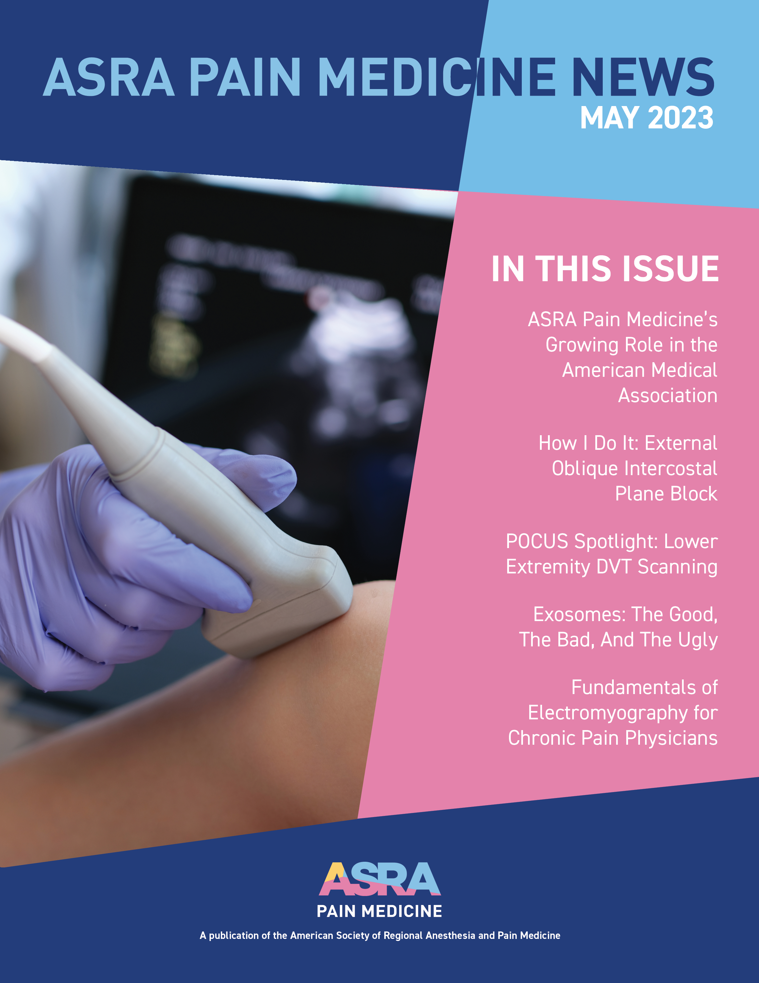 May 2023 Cover ASRA Pain Medicine News May 2023 Cover