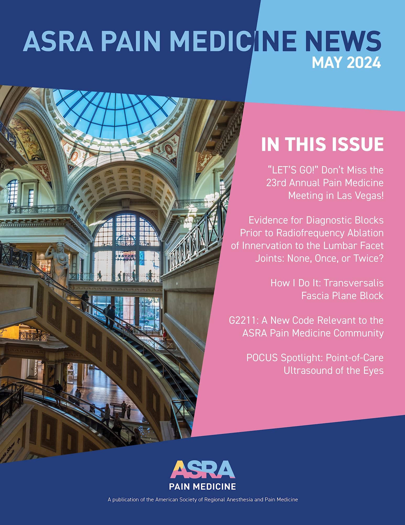 May 2024 Cover ASRA Pain Medicine News May 2024 Cover