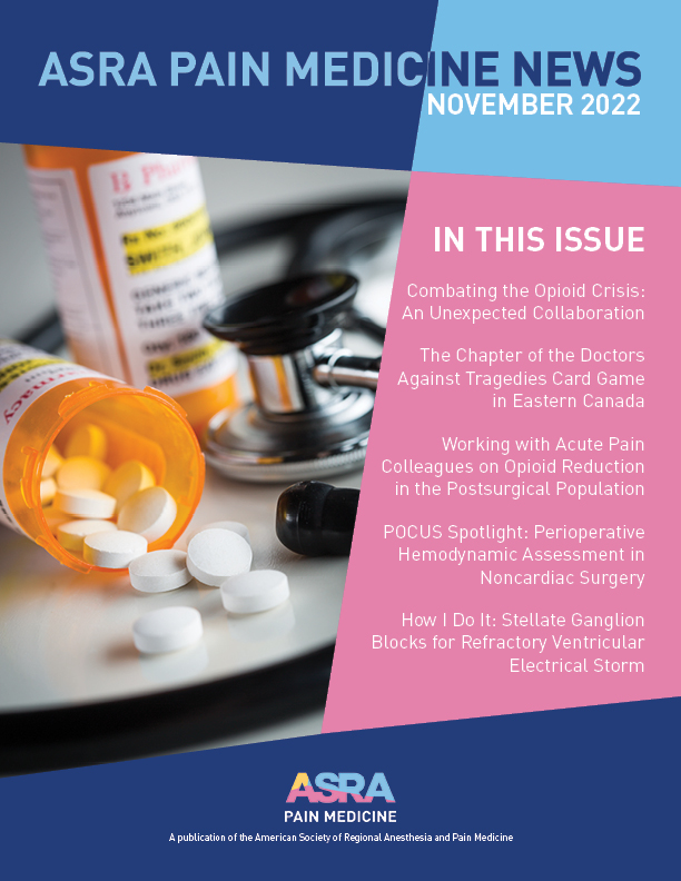 Special Spring Issue 2022 Cover ASRA Pain Medicine News Special Spring Issue 2022 Cover