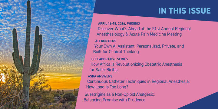 ASRA PMN November 2025 Issue Highlights